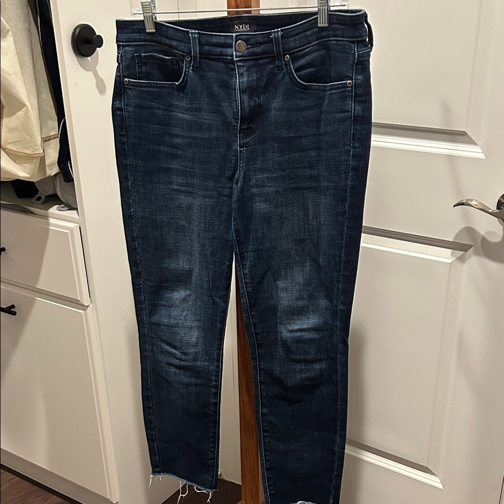 NYDJ Women's Dark Blue Ankle Jeans